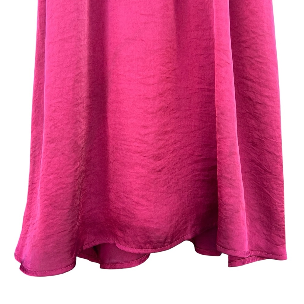 Show Me Your MuMu | Mini Red Cocktail Strappy Satin Dress | M - Picture 7 of 14